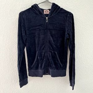 Juicy Couture Vintage Velour Navy Matching Track Set - Pants and Top